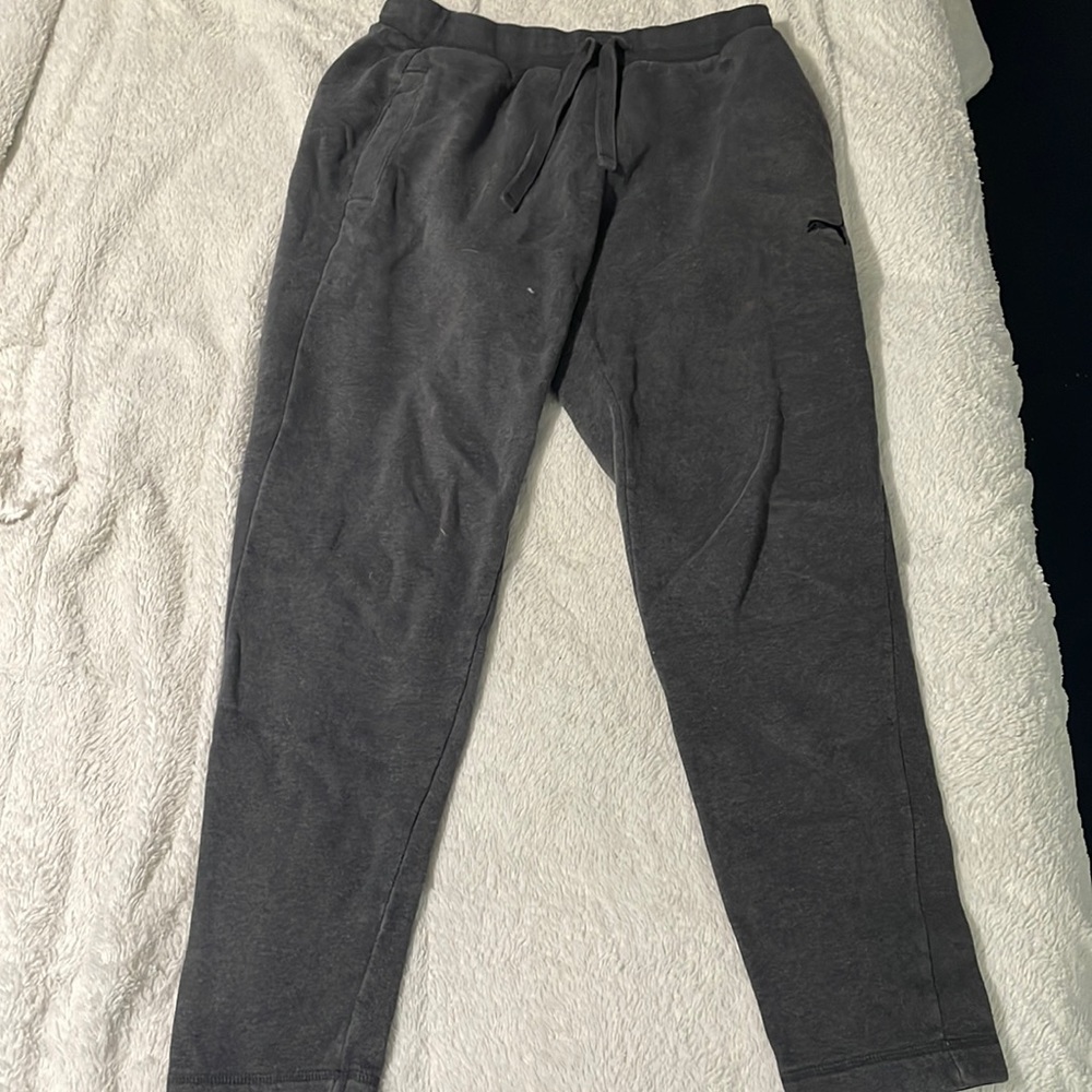 Puma dark gray large sweat pants